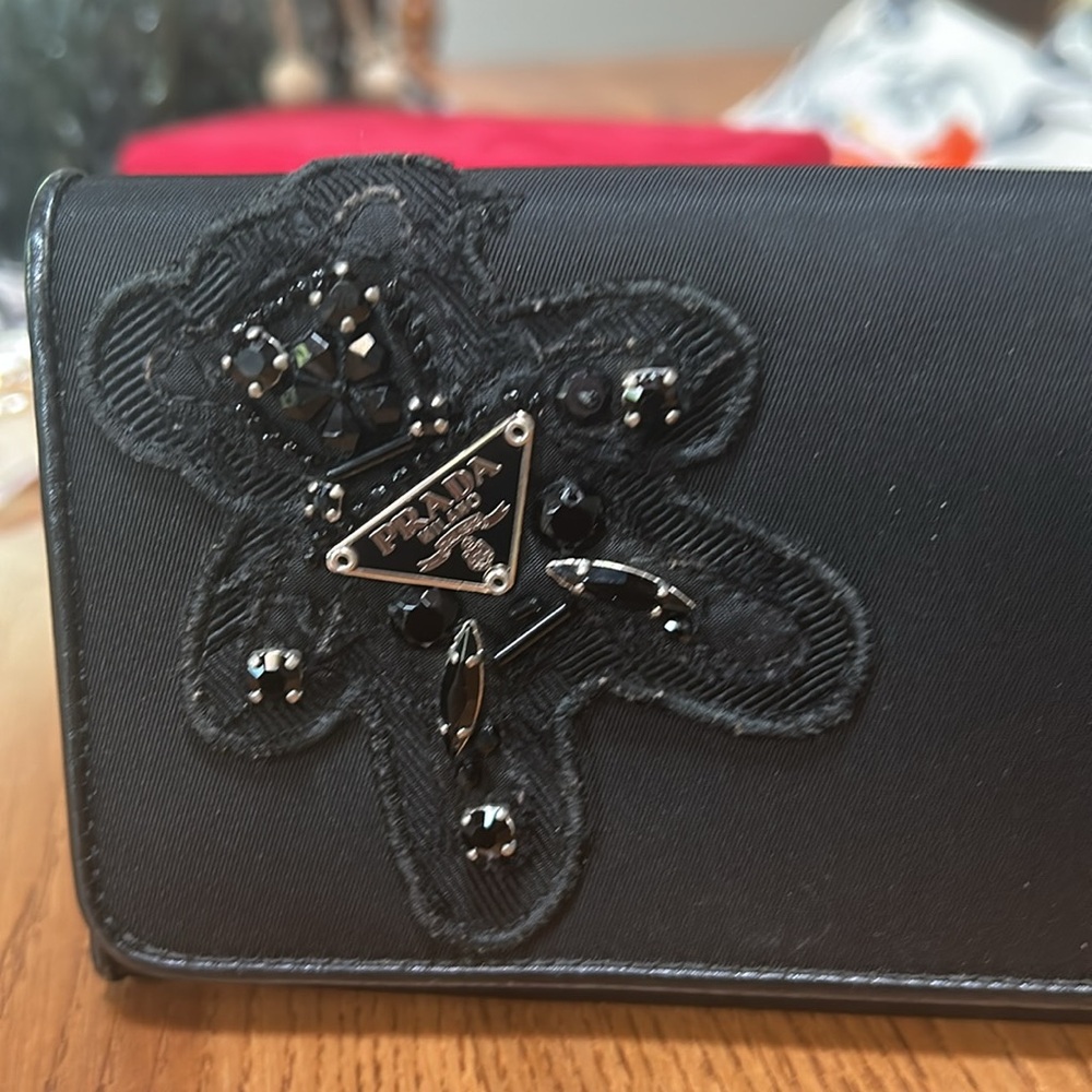 Prada Black Vinyl Long Wallet - Picture 2 of 11